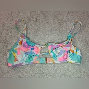Multicolor Bikini Top